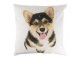 Plátěný polštář Corgi s výplní - 50*50*10cm Mars & More 
