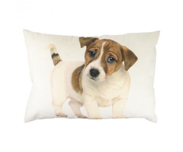 Plátěný polštář se štěnětem Jack Russel - 35*50*10cm Mars & More 