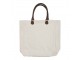 Bavlněno-kožený shopper s jelenem Black Deer - 40*44*12cm Mars & More 