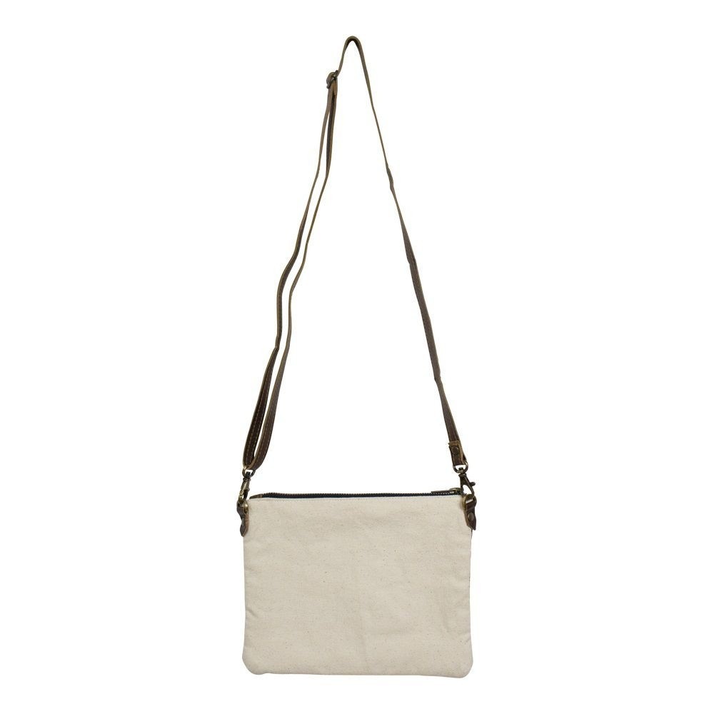 Plátěná crossbody kabelka přes rameno Hearth Wood - 23*18*2cm Mars & More Plátěná crossbody kabelka přes rameno Hearth Wood - 23*18*2cm Mars & More