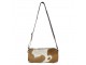 Kožená kabelka crossbody z hovězí kůže hnědá/bílá - 32*15*15cm Mars & More 