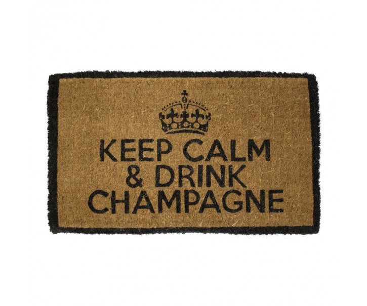 Rohožka z kokosových vláken Drink Champagne - 75*45*4cm Mars & More 