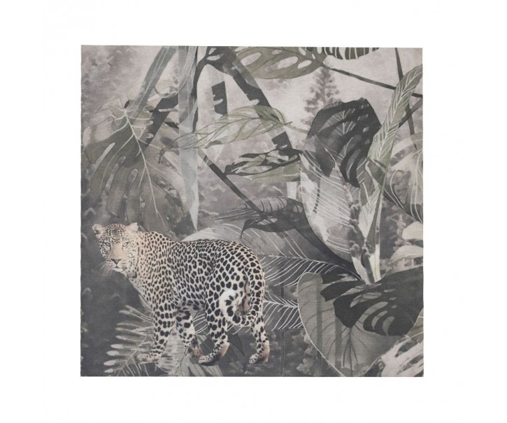 Nástěnný sametový panel Jungle Panther - 45*45*1cm Mars & More 