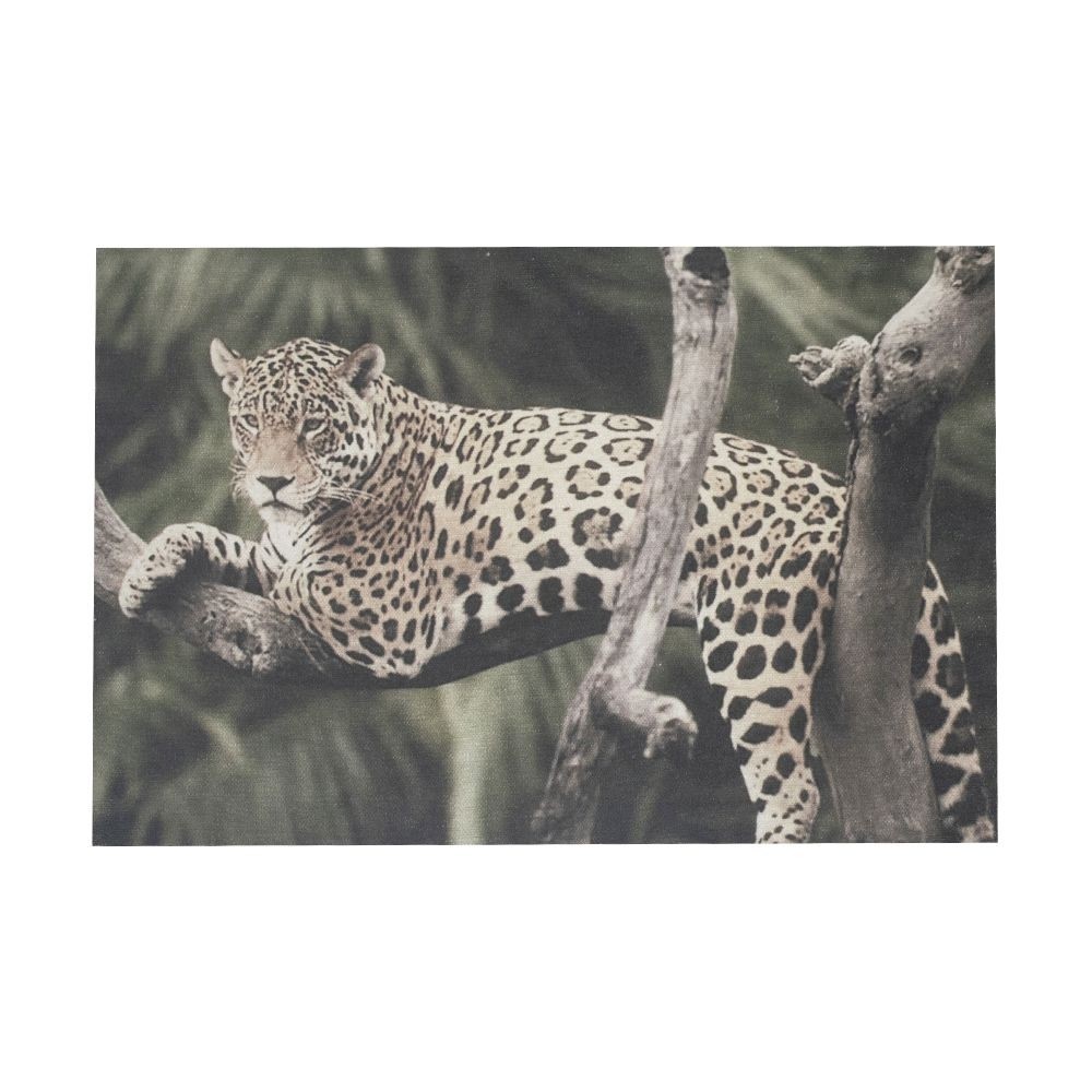 Nástěnný panel Jungle ležící panter - 35*45*1cm