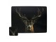4ks pevné korkové prostírání s jelenem Black Deer - 30*40*0,4cm Mars & More 
