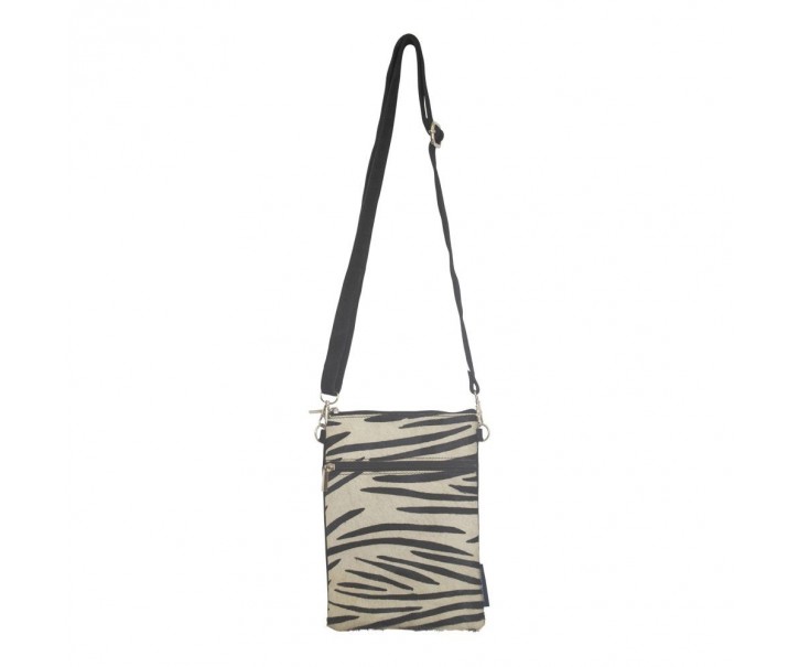 Kožená kabelka crossbody zebra - 23*17*1cm Mars & More 