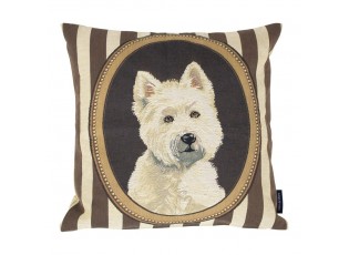 Gobelínový polštář West highland white teriér - 45*15*45 cm