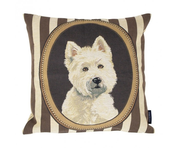 Gobelínový polštář West highland white teriér - 45*15*45 cm Mars & More 