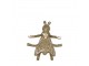 Dekorativní soška zlaté můry S - 8*2*9cm Mars & More 