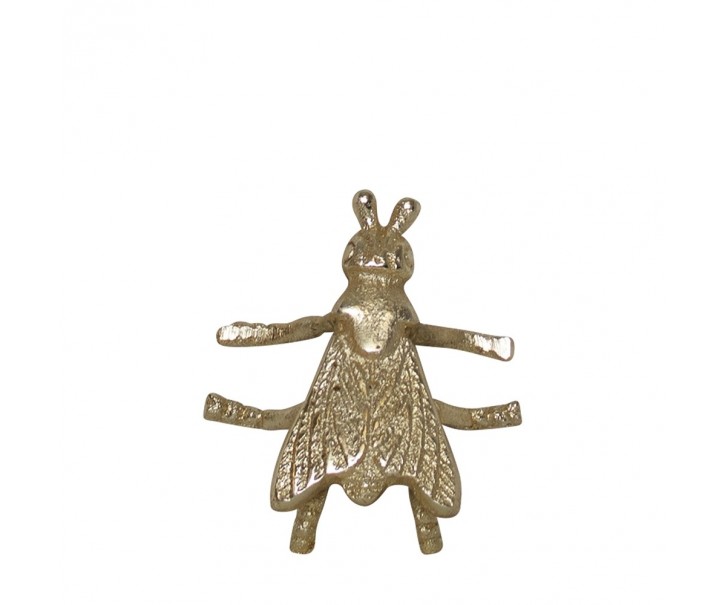 Dekorativní soška zlaté můry S - 8*2*9cm Mars & More 