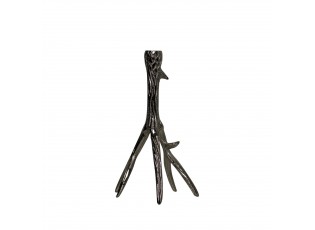 Stříbrný raw svícen stojící paroží Antlers - 14*11*24cm