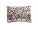 Bílo hnědý obdélníkový polštář Leopard - 40*60*15cm Mars & More 