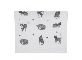 Kuchyňský froté ručník Cats and Kittens - 40*66 cm