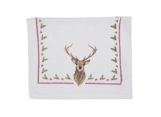 Froté kuchyňský ručník s jelenem Cosy Lodge - 40*66 cm
