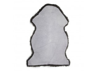 Dekorativní šedá kožešina z ovčí kůže - 60*90*5cm