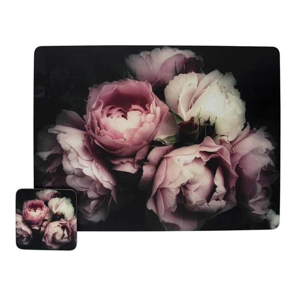 6ks pevné korkové podtácky s růžemi Vintage Roses - 10*10*0,4cm Mars & More 6ks pevné korkové podtácky s růžemi Vintage Roses - 10*10*0,4cm Mars & More