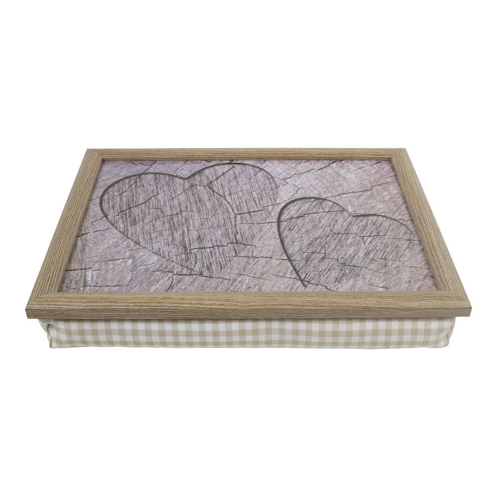 Podnos na nohy s motivem srdce ve stromu Hearts grey - 43*33*7cm Mars & More Podnos na nohy s motivem srdce ve stromu Hearts grey - 43*33*7cm Mars & More