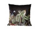 Černý sametový polštář Jungle Cacadu - 45*45*10cm Mars & More 