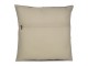 Hnědý kožený polštář s výrazným stehem Stitch Cow - 45*45*15cm Mars & More 