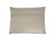 Šedý kožený polštář s výrazným stehem Stitch Cow - 45*60*15cm Mars & More 