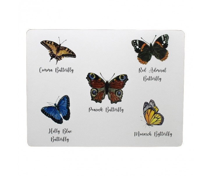 4ks pevné korkové prostírání motýli - 30*40*0,4cm Mars & More 