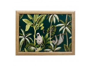Podnos na nohy Jungle Black - 43*33*7cm