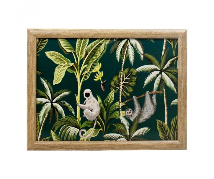 Podnos na nohy Jungle Black - 43*33*7cm Mars & More 