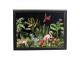 Černý podnos na nohy s motivem džungle Jungle black - 43*33*7cm Mars & More 