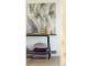 Pletený fialkový polštář Tricot purple - 40*40 cm J-Line by Jolipa