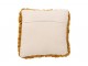 Pletený okrový polštář Tricot ochre - 40*40 cm J-Line by Jolipa