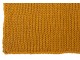 Pletený okrový pléd Tricot ochre - 152*127 cm J-Line by Jolipa