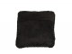 Pletený šedý polštář Tricot dark grey - 40*40 cm J-Line by Jolipa