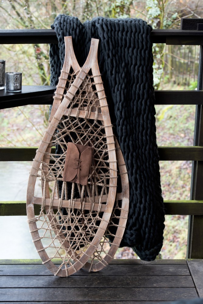 Pletený černý pléd Tricot black - 152*127 cm J-Line by Jolipa Pletený černý pléd Tricot black - 152*127 cm J-Line by Jolipa