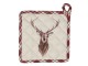 Chňapka - podložka s jelenem Cosy Lodge - 20*20 cm Clayre & Eef