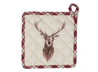 Chňapka - podložka s jelenem Cosy Lodge - 20*20 cm