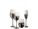 Sklenička na víno Silver Glass - Ø 8*23 cm J-Line by Jolipa