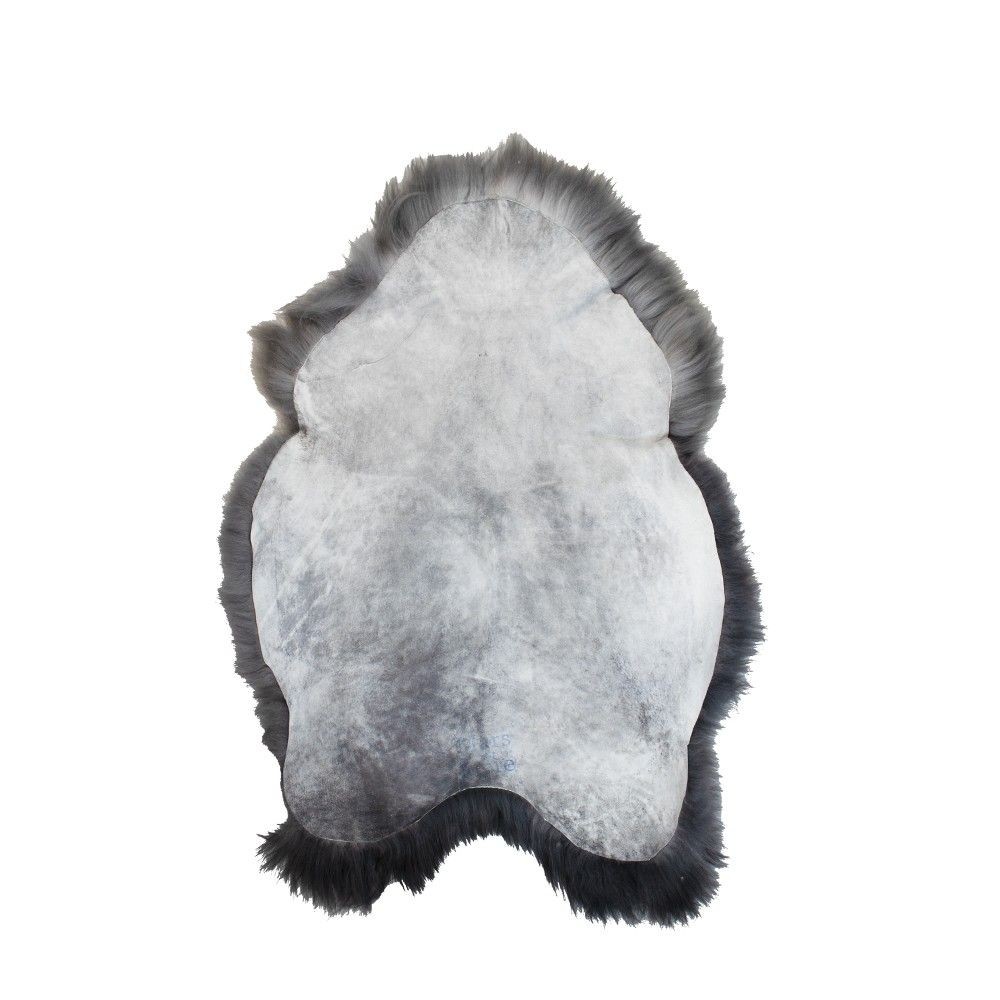 Šedá stříbrná kůže s černými konečky z Islandské ovce Iceland grey - 115*75*5cm Mars & More Šedá stříbrná kůže s černými konečky z Islandské ovce Iceland grey - 115*75*5cm Mars & More
