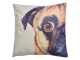 Dekorační polštář s výplní Mops - 43*43 cm Clayre & Eef