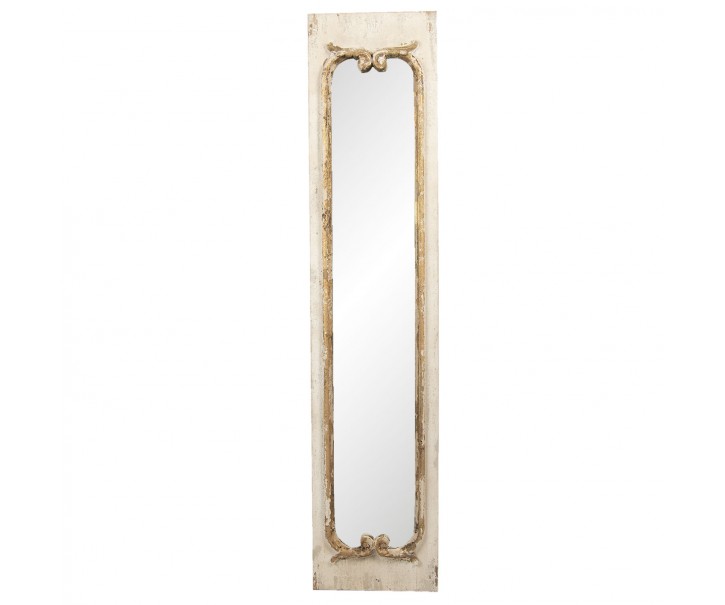 Vintage nástěnné zrcadlo s patinou Nicodéme - 33*4*149 cm Clayre & Eef