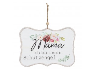 Nástěnná cedule Mama - 25*18 cm