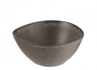 Šedo-hnědá miska Louise taupe - 15*15*6cm