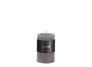 Šedá svíčka Granite válec S - Ø 5*7,5 cm/18h