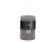 Šedá svíčka Granite válec M - Ø 7*10 cm/48h J-Line by Jolipa