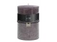Šedá svíčka Granite válec XXL - Ø 10*15 cm/120h J-Line by Jolipa