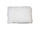 Bílý chlupatý polštář White - 40*60*15cm Mars & More 