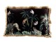 Barevný sametový polštář s třásněmi Jungle - 40*60*10cm Mars & More 