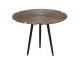 Odkládací stolek s vějířovitým designem Coquilles – Ø 50*36 cm Clayre & Eef