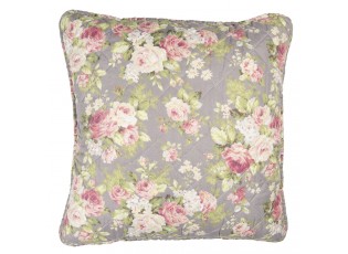 Taupe povlak na polštář s růžemi Roses - 50*50 cm