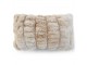Béžový žebrovaný chlupatý polštář Bear beige - 30*50*15cm Mars & More 