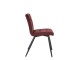 Sametová burgundy jídelní židle OLIVE - 44*82*50 cm Light & Living